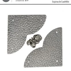 Dritz Textured Quatrefoil Corners, Large, 4pc