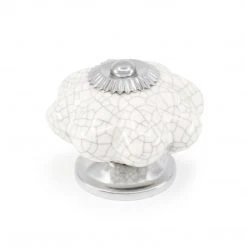 Dritz Hooks & Knobs Ceramic Scallop Knob 20 Dritz Hooks & Knobs Ceramic Scallop Knob
