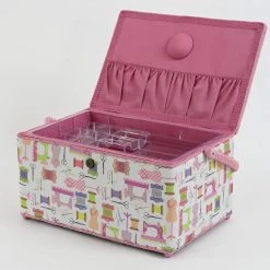 Dritz Rectangular Sewing Basket, XL Sewing Baskets & Storage