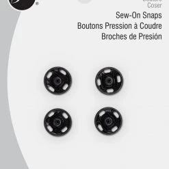 Dritz Sew-On Snaps, 4 Sets, Size 3