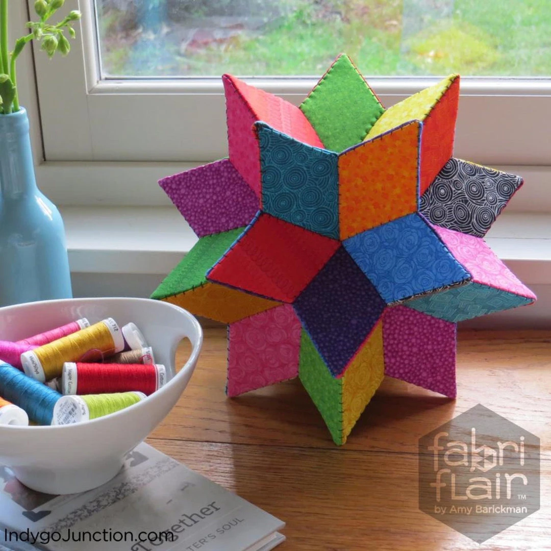 Indygo Junction Crafts & Toys Centerpiece Stars Fabriflair Pattern 7 Indygo Junction Crafts & Toys Centerpiece Stars Fabriflair Pattern