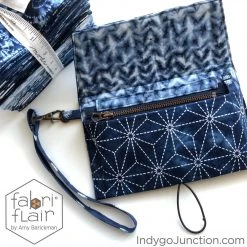 Indygo Junction Crafts & Toys Pocketbook Wristlet Fabriflair Pattern