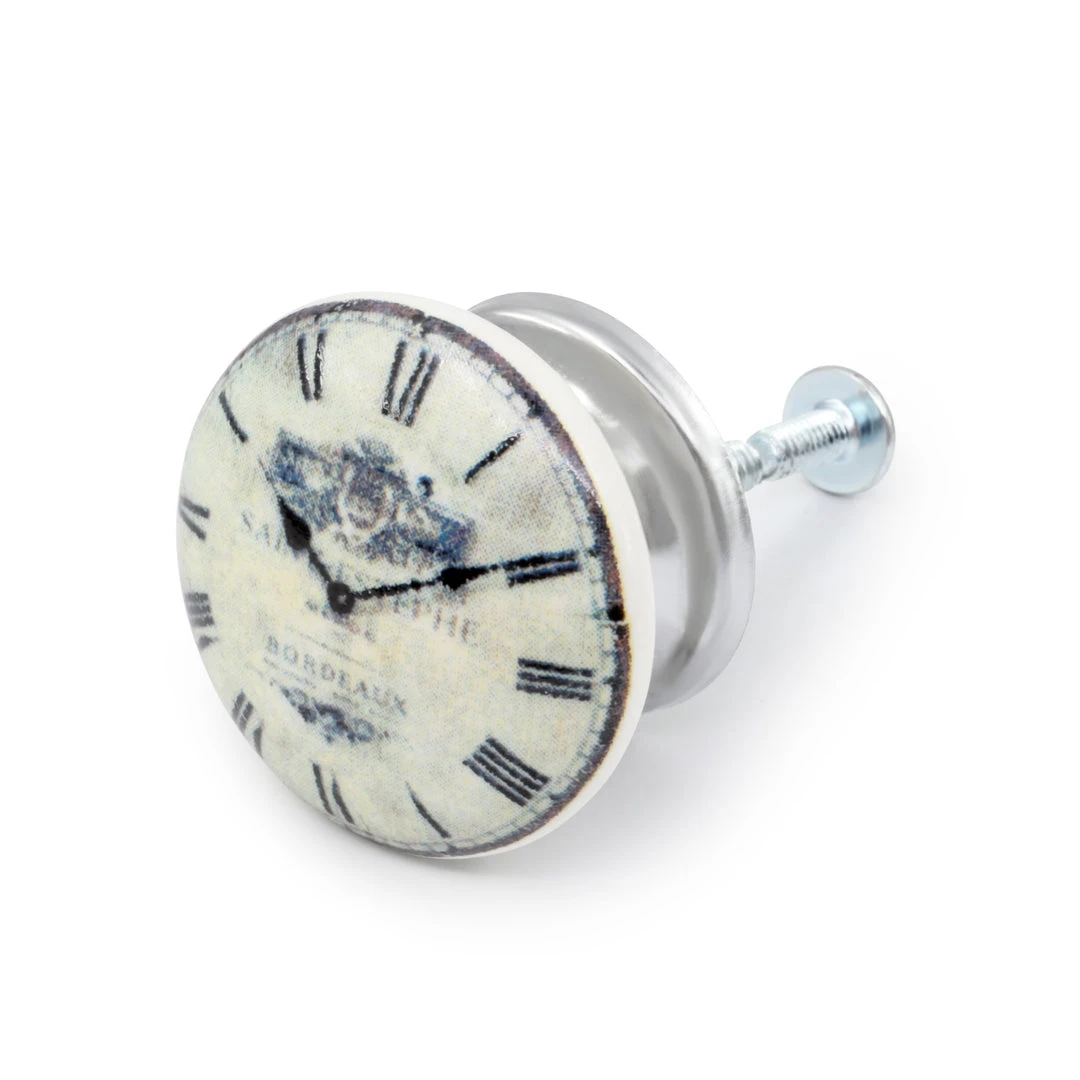 Dritz Outlet Ceramic Clock Face Knob 6 Dritz Outlet Ceramic Clock Face Knob