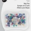 Dritz 15mm Map Pins, Assorted, 100 Pc Pins & Accessories 1 Dritz 15mm Map Pins, Assorted, 100 Pc Pins & Accessories