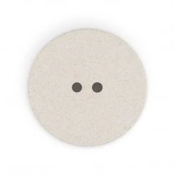 Dritz Recycled Hemp Round Floral Button, 28mm