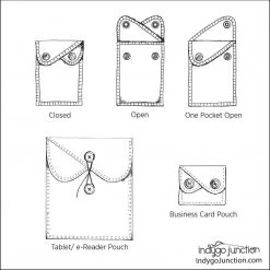 Indygo Junction Take-Two Tech Pouch Pattern, PDF Download Purses & Accessories