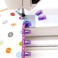 Dritz Fabric & Craft Clips, Purple, 12 Pc