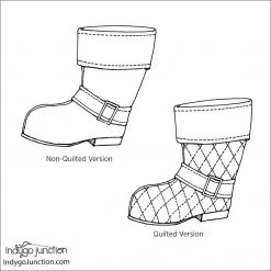 Indygo Junction Holiday Santa's Stand-Up Christmas Stocking Pattern