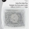 Dritz Pins & Accessories 1-1/16" Extra-Fine Satin Pins, Nickel, 400 Pc 1 Dritz Pins & Accessories 1-1/16" Extra-Fine Satin Pins, Nickel, 400 Pc
