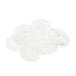 LoRan 36mm Creative Buttons, 6 Pc Embroidery