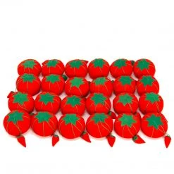 Dritz 2-3/4" Tomato Pin Cushion With Strawberry Emery Pins & Accessories