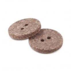 Dritz Buttons & Cover Buttons Recycled Cotton Round Button, 18mm, 3 Pc