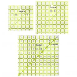 Omnigrid Non-Slip Square Ruler Value Pack (6-1/2", 8-1/2", 10-1/2")