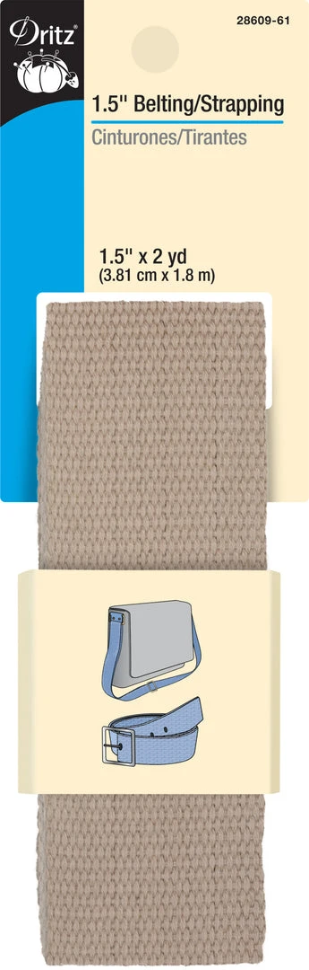 Dritz 1-1/2" Polyester Belting & Strapping, 2 Yd 10 Dritz 1-1/2" Polyester Belting & Strapping, 2 Yd