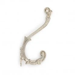 Dritz Metal Baroque Wall Hook, Silver