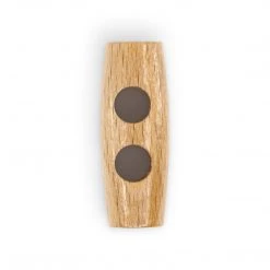 Dritz Sustainable Wood Toggle Button, 25mm, Natural, 2 Pc Buttons & Cover Buttons