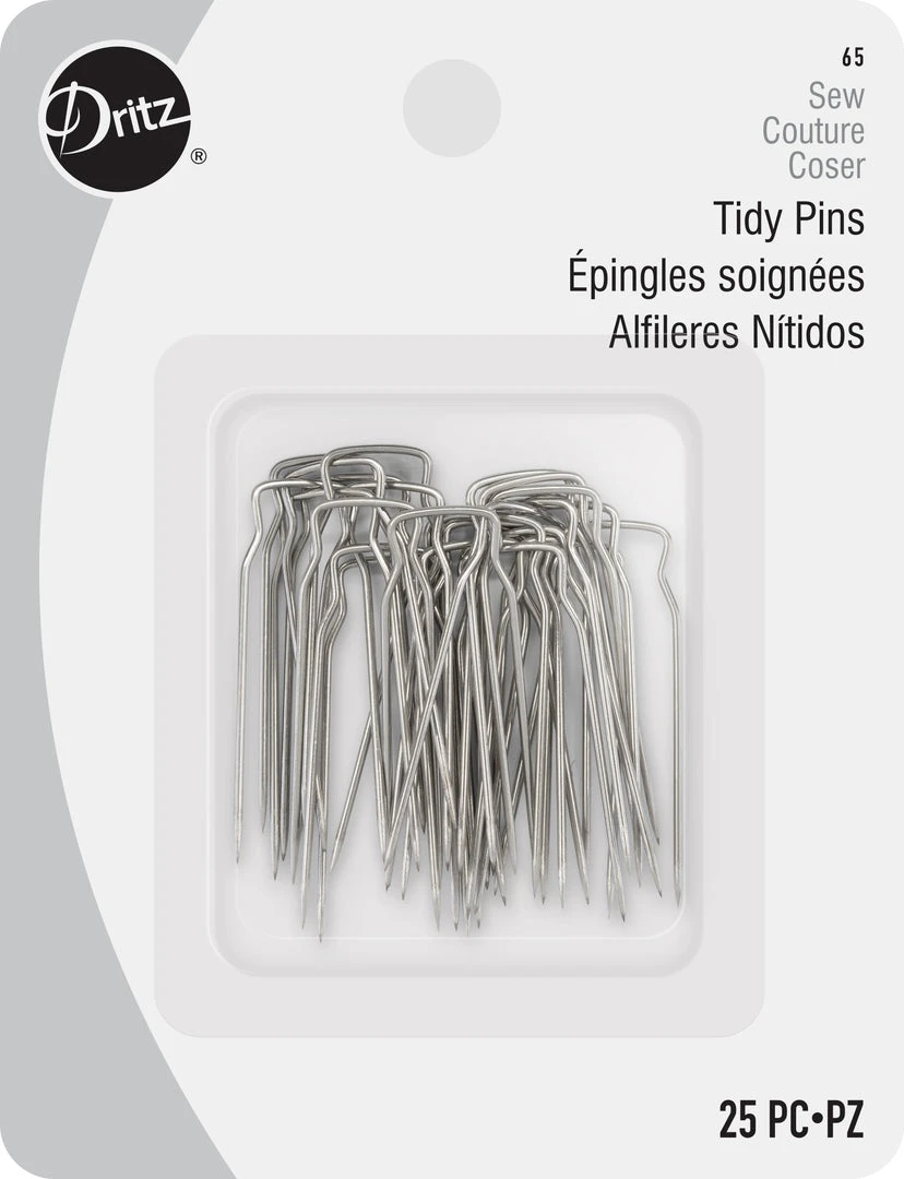 Dritz Pins & Accessories Tidy Pins, Nickel, 25 Pc 3 Dritz Pins & Accessories Tidy Pins, Nickel, 25 Pc