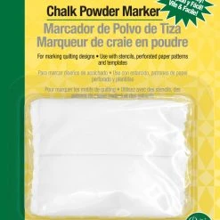 Dritz Quilting Accessories Chalk Powder Marker, White