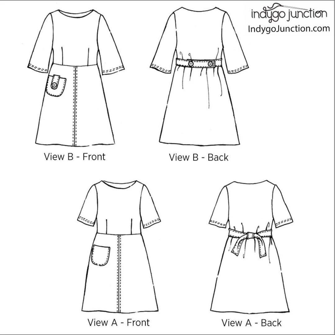 Indygo Junction The Boardwalk Dress Pattern Apparel 4 Indygo Junction The Boardwalk Dress Pattern Apparel