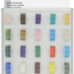 Dritz Sewing Baskets & Storage Bobbin Box, Stores 25 Bobbins