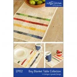 Indygo Junction Bay Blanket Three Piece Quilted Table Collection Pattern, PDF Download