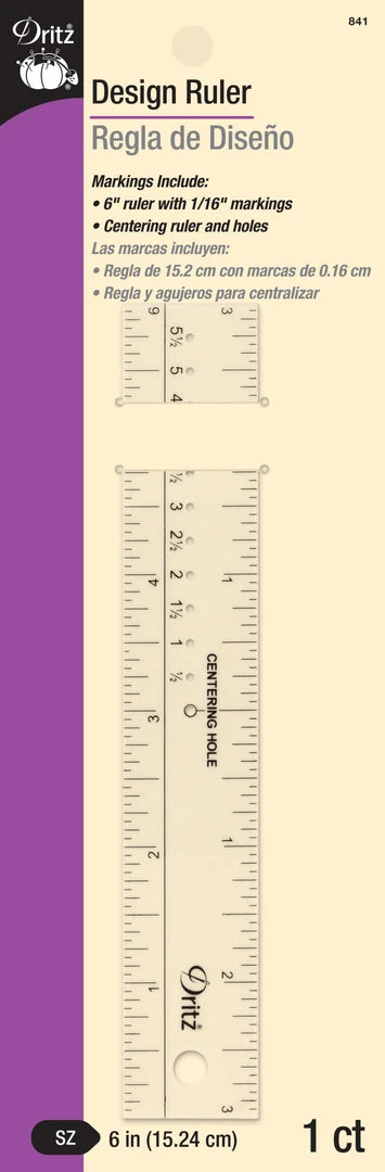 Dritz 6" Design Ruler 3 Dritz 6" Design Ruler