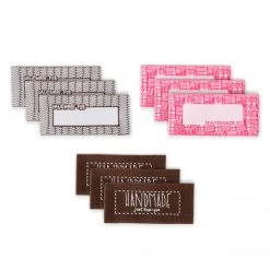 Dritz Sew-on Woven Quilt Labels, Assorted, 9 Pc Lettering & Embellishments 10 Dritz Sew-on Woven Quilt Labels, Assorted, 9 Pc Lettering & Embellishments