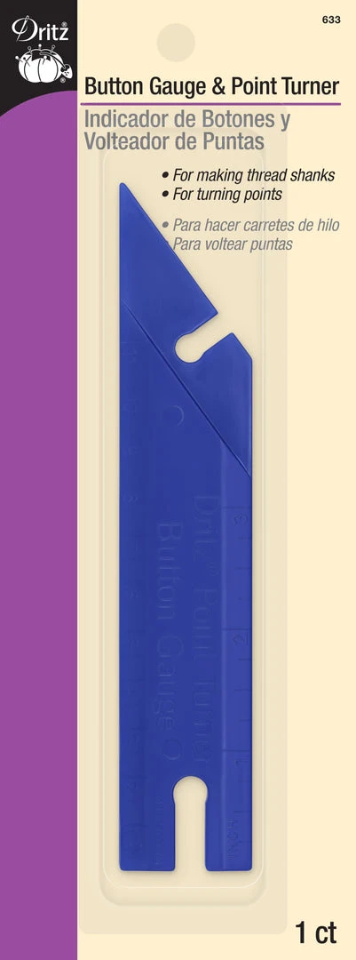 Dritz Turners & Threaders Button Gauge & Point Turner 3 Dritz Turners & Threaders Button Gauge & Point Turner