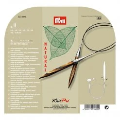 Prym Circular Knitting Needles Set, Natural, 4-10mm