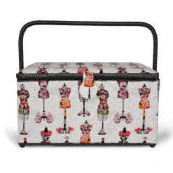 Dritz Rectangular Sewing Basket, XL Sewing Baskets & Storage