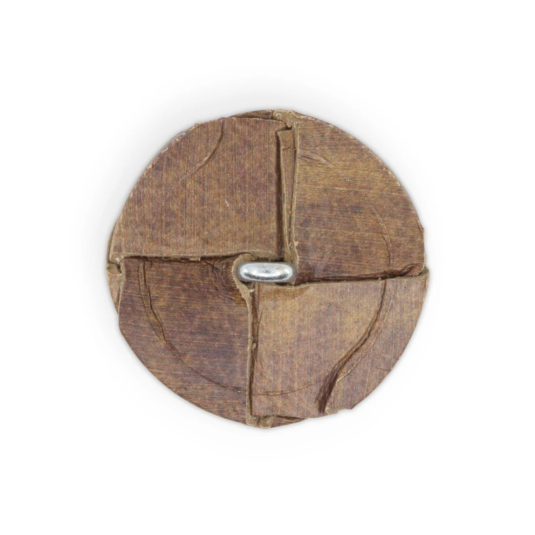 Dritz Recycled Leather Round Shank Button, 23mm 5 Dritz Recycled Leather Round Shank Button, 23mm