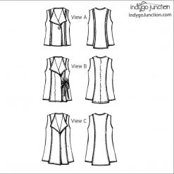 Indygo Junction Modern Silhouette Vest Pattern 13 Indygo Junction Modern Silhouette Vest Pattern