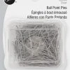 Dritz 1-1/16" Ball Point Pins, Nickel, 400 Pc