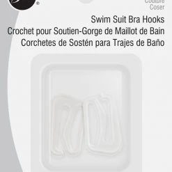 Dritz 3/4" Swim Suit Bra Hooks, 2 Pc Hooks & Eyes