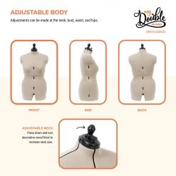Dritz Dress Forms My Double Designer Adjustable Dress Form