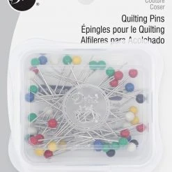 Dritz 1-3/4" Quilting Pins, Assorted, 40 Pc Pins & Accessories