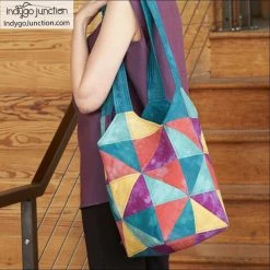 Indygo Junction Purses & Accessories Tote-All Patchwork Tote Pattern