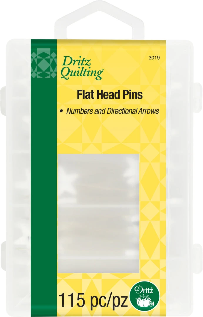 Dritz Flat Star Head Pins, White, 115 Pc Pins, Needles & Tacks 3 Dritz Flat Star Head Pins, White, 115 Pc Pins, Needles & Tacks