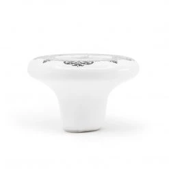 Dritz Ceramic Bee Knob, Black & White Hooks & Knobs