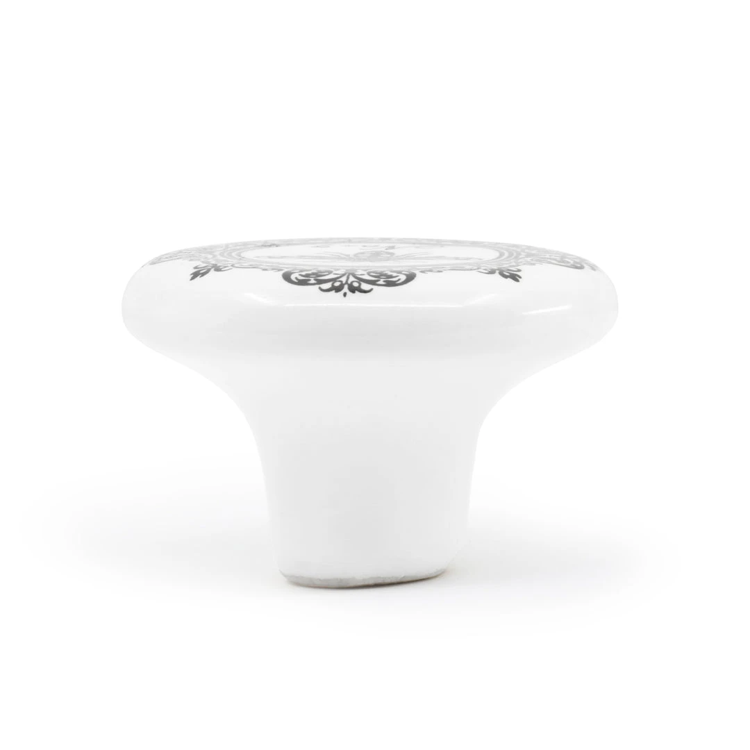 Dritz Ceramic Bee Knob, Black & White Hooks & Knobs 4 Dritz Ceramic Bee Knob, Black & White Hooks & Knobs