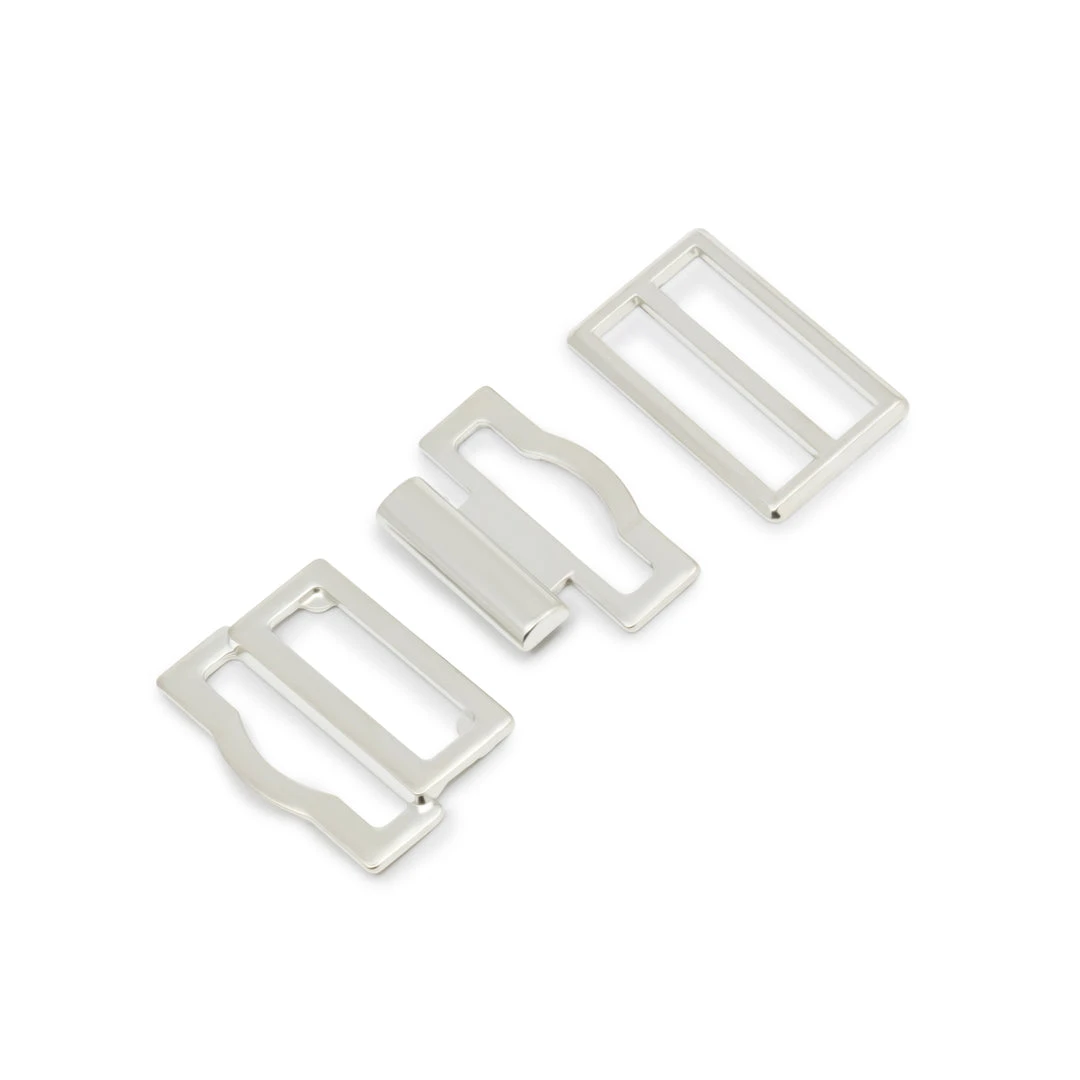 Dritz Cummerbund Buckle Set, Nickel Buckles 5 Dritz Cummerbund Buckle Set, Nickel Buckles
