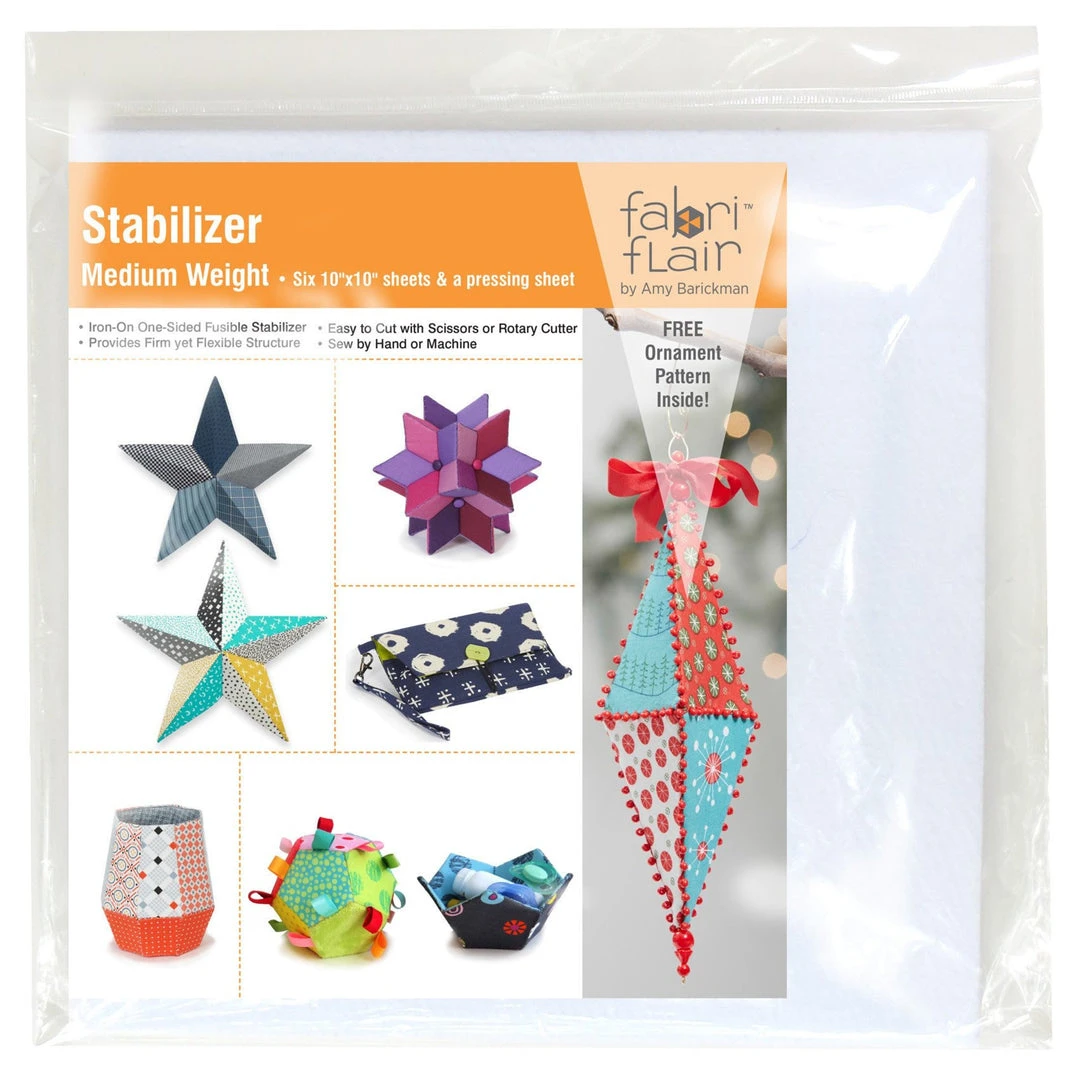 Indygo Junction Crafts & Toys Fabriflair Stabilizer 6 Pack Of 10" Squares 3 Indygo Junction Crafts & Toys Fabriflair Stabilizer 6 Pack Of 10" Squares