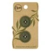 Dritz Buttons & Cover Buttons Recycled Paper Round Button, 23mm, 2 Pc