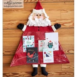 Indygo Junction Holiday Santa's Advent Calendar & Christmas Card Holder Pattern