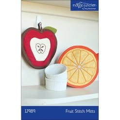 Indygo Junction Fruit Stitch Mitts Pattern, PDF Download Home & Storage