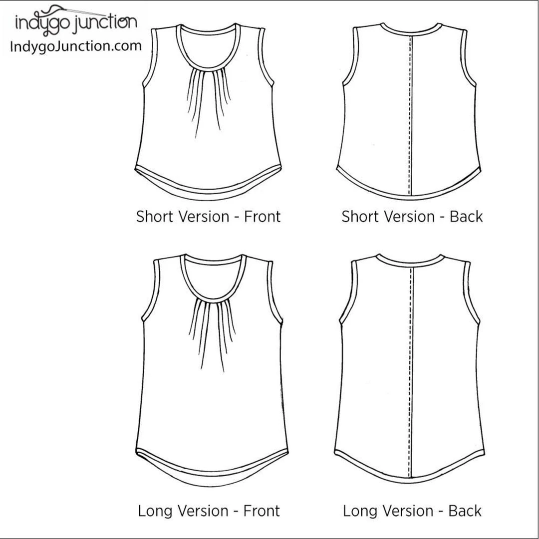 Indygo Junction Everyday Tank Pattern Apparel 4 Indygo Junction Everyday Tank Pattern Apparel