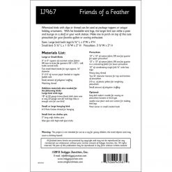 Indygo Junction Friends Of A Feather Stuffed Bird Pattern, PDF Download Home & Storage