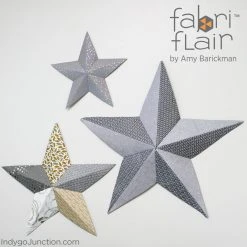 Indygo Junction Crafts & Toys Wall Art Star Fabriflair Pattern