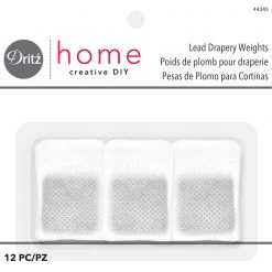 Dritz Drapery Tape, Hooks & Weights Lead Drapery Weights