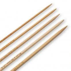 Prym Double-Pointed Knitting Needles Set, Bamboo, 2.5-4.5mm 7 Prym Double-Pointed Knitting Needles Set, Bamboo, 2.5-4.5mm